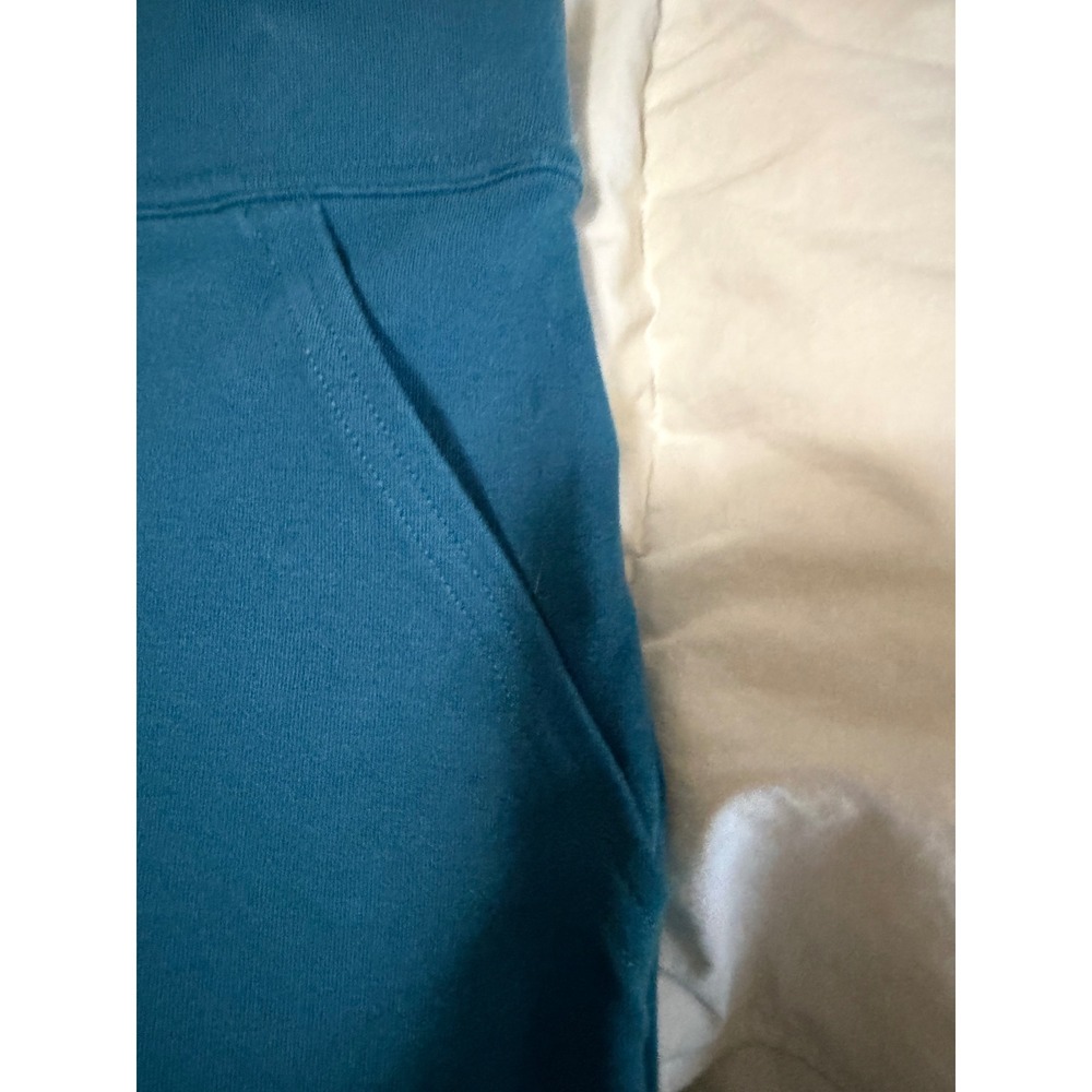 Duluth Trading Co Noga Classic Knit Pants Teal Blue Women Large Regular - Picture 4 of 7